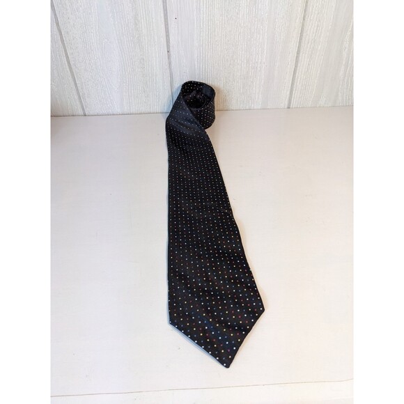 VTG Charvet Place Vendome Silk Polka Dot Tie Nwt - Picture 1 of 5